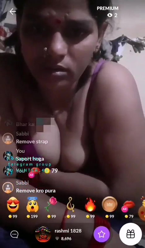 rashmi 1828 Showing Hairy Armpits & Boobs on PREMIUM Tango Live