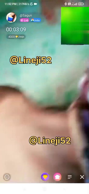 Sagun, Insta Model, Showing Hairy Pussy & Ass on 121 Chamet Live ~ with Face