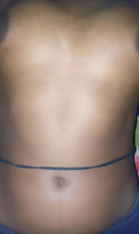 Village girl sonai playing breast