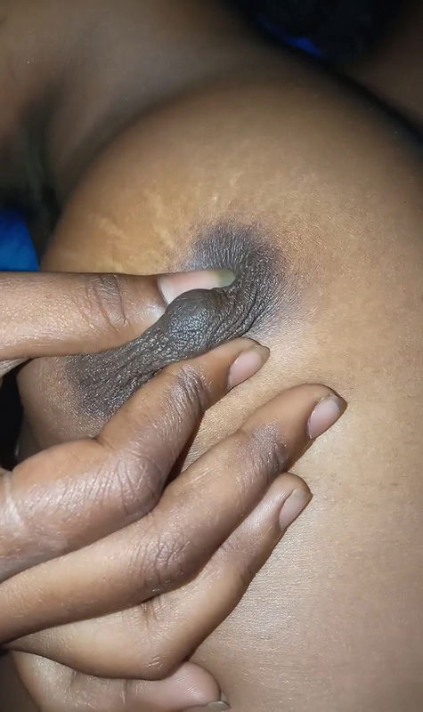 Village girl sonai playing breast