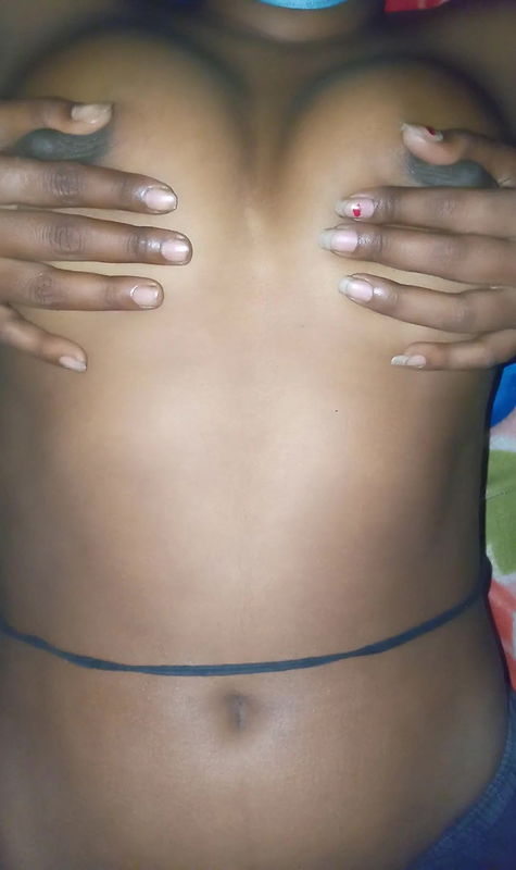 Village girl sonai playing breast