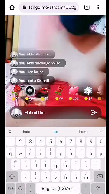 Naina Showing Boobs, Pussy & Ass on 121 Tango Live
