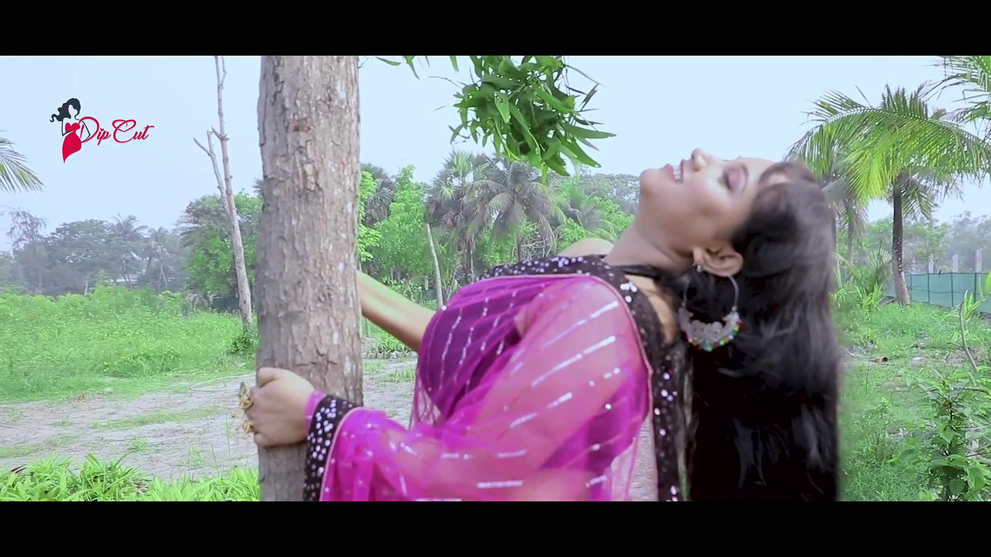 Varsha Flaunting Sexy Armpits & Deep Navel in Pink Net Saree