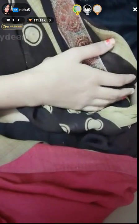 neha5 Showing Boobs & Pussy on PREMIUM SuperLive Show ~ with Face