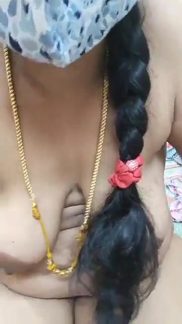 Big ass Tamil aunty with audio full nude show in video call