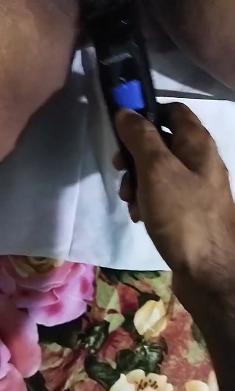 Amateur Couple Do A Show On The Bed.