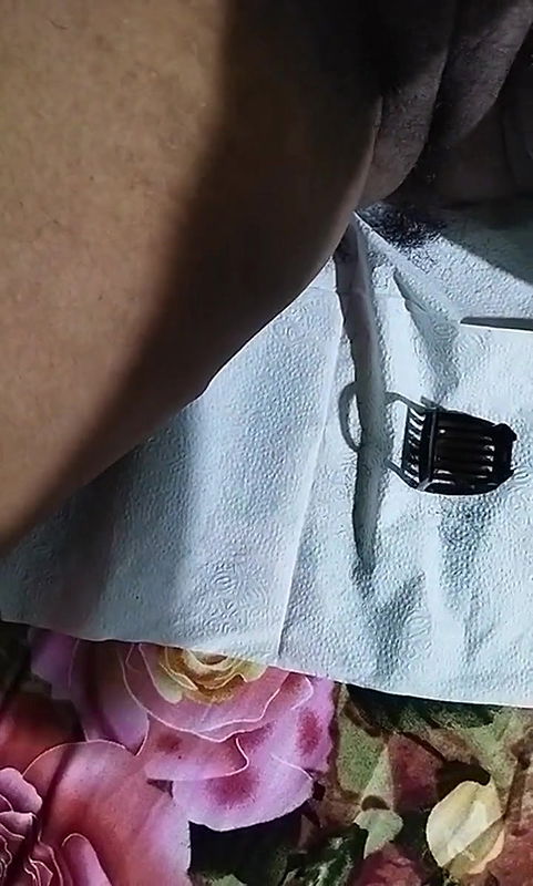 Amateur Couple Do A Show On The Bed.