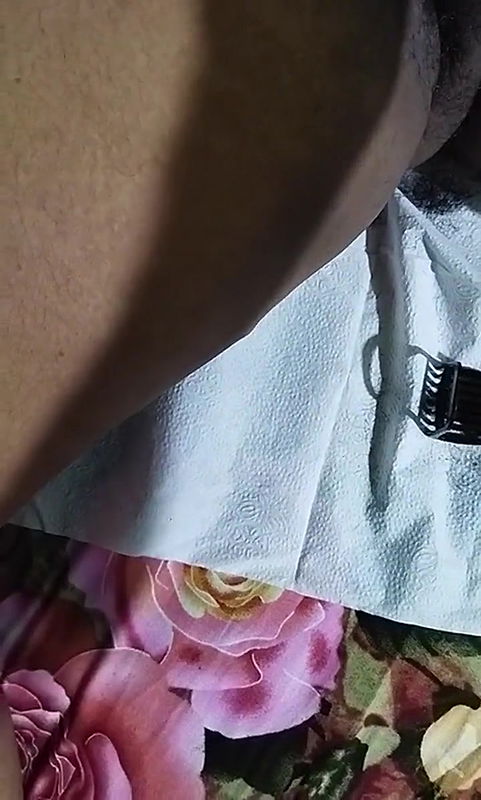 Amateur Couple Do A Show On The Bed.