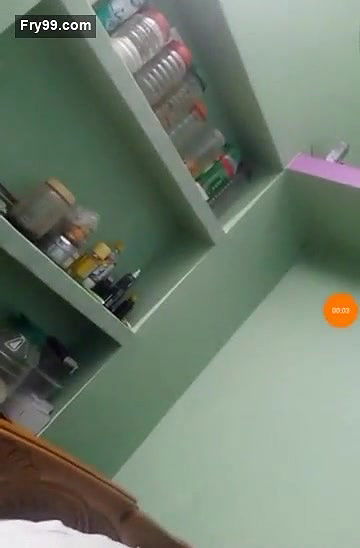 HORNY AUNTY FUCKING HER SELF WITH VEGGIE