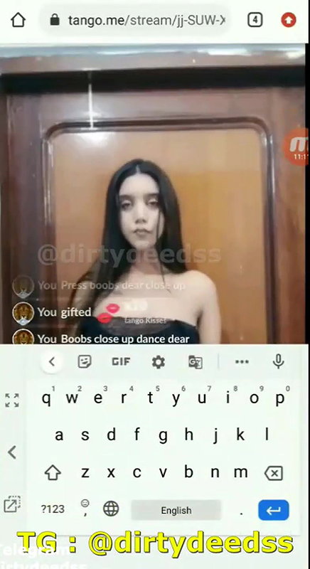 Komal Saxena Showing Boobs on PREMIUM 121 Tango Live ~ with Face