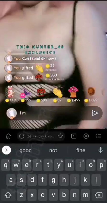Icky Kiky Full Nude Show on PREMIUM 121 Tango LIve ~ First on Net
