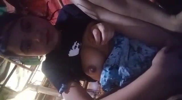 Cute village girl fingering