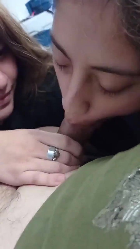 Older Sister Training Young Sister On How To Give A Blowjob