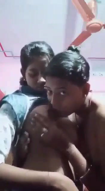 Desi Two Lesbian Sister Boob Sock