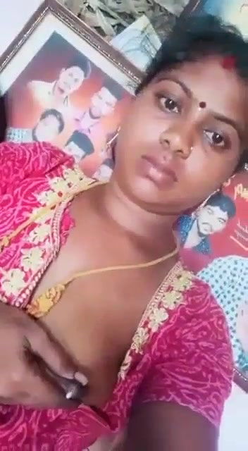 Tamil wife milk boobs topless viral clip