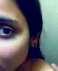 Teen GF nude Boobs press and blowjob