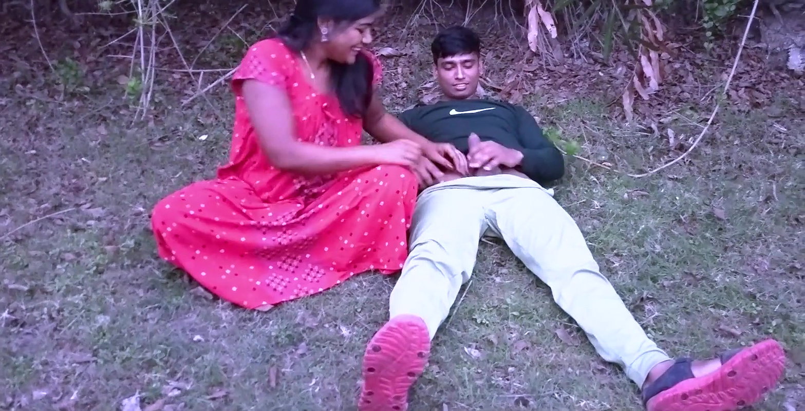 Indian Boy is fucking in jungle with a stranger.