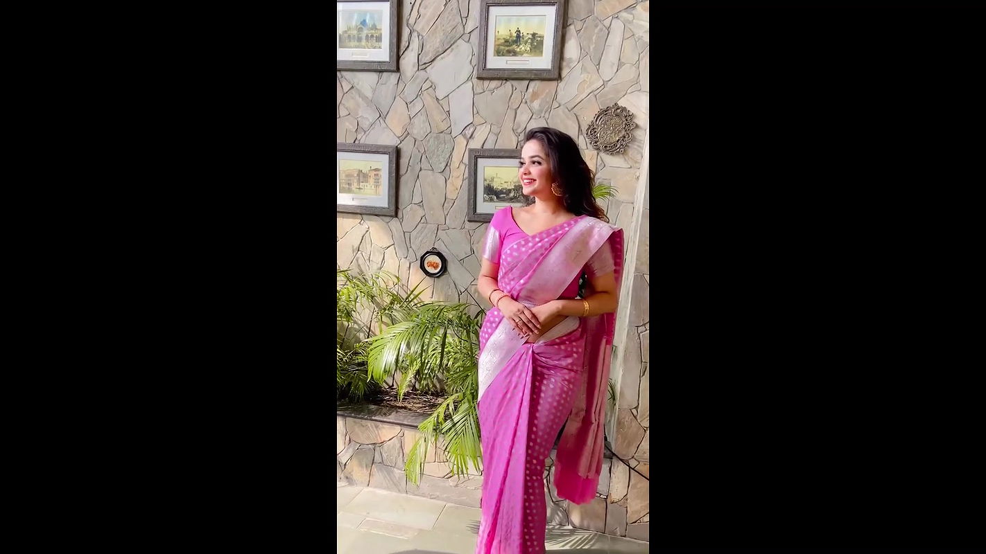 Vibu neha hot saree stripping blouse boobs sexy navel show