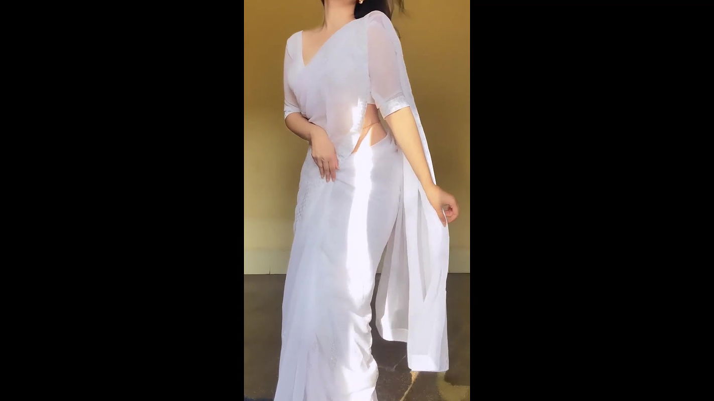Vibu neha hot saree stripping blouse boobs sexy navel show
