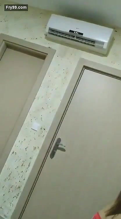 Amazing sexy shape call girl hotel after fuck dressing reorded