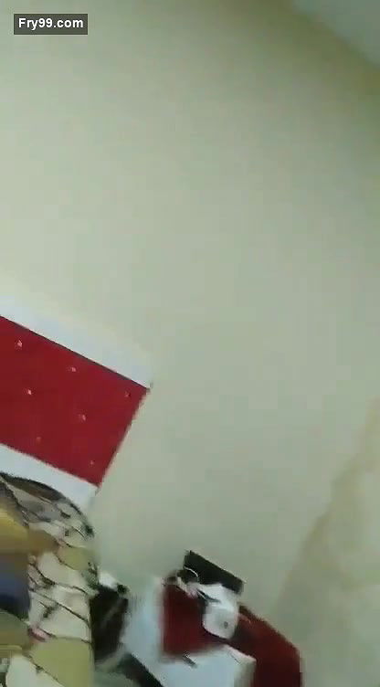 Amazing sexy shape call girl hotel after fuck dressing reorded