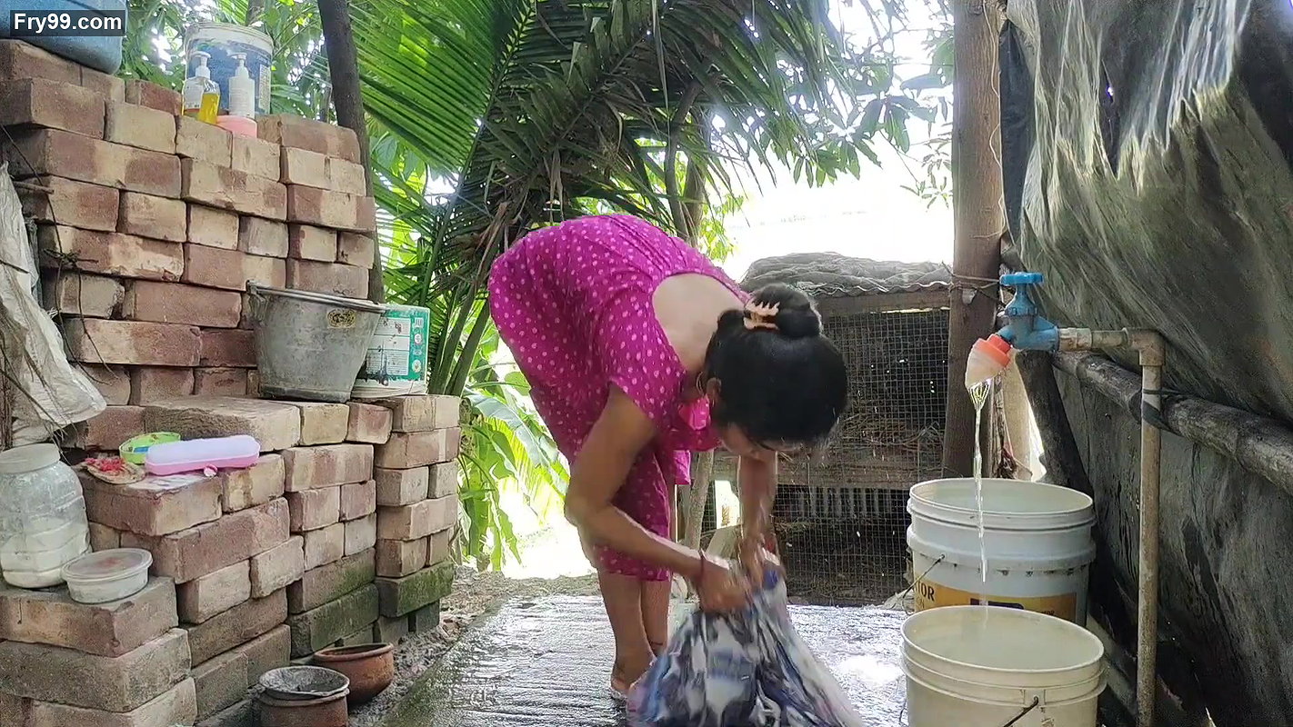 Hanging boobs display INDIAN CLEANING CLEANING VLOG itsriyavlogs