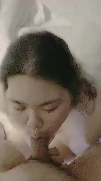 Chubby Virgin Cousin Sister Keeps on Sucking after Cumming
