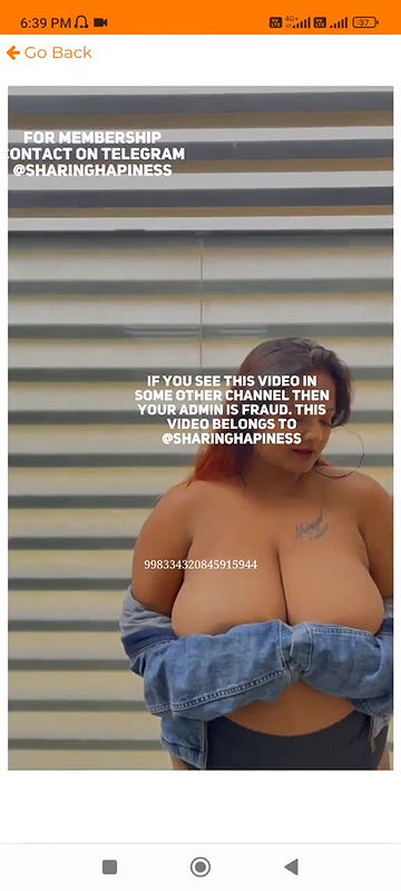 Naasha stripping her shirt