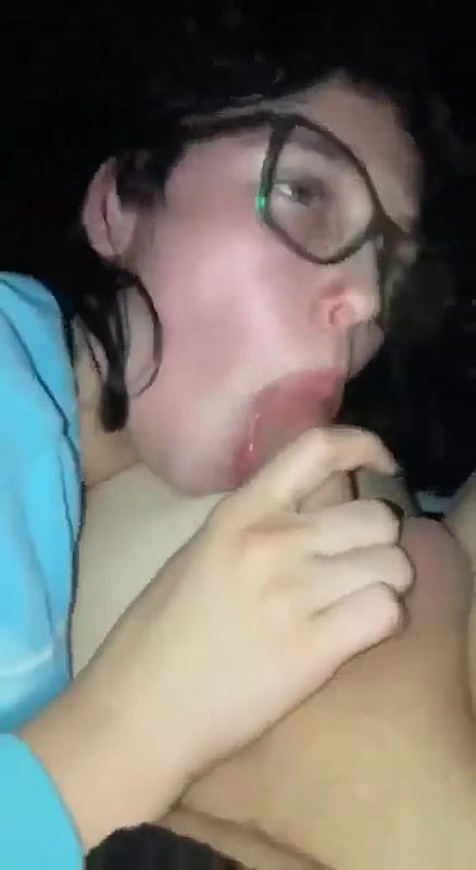 Virgin Cousin Giving a Blowjob Like Crazy