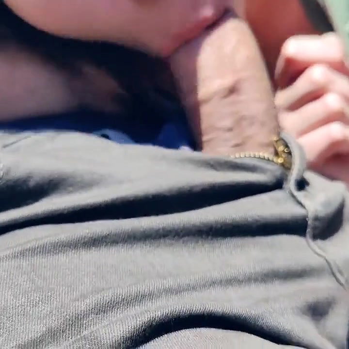 Beautiful girl giving bj to stranger in Public Transport