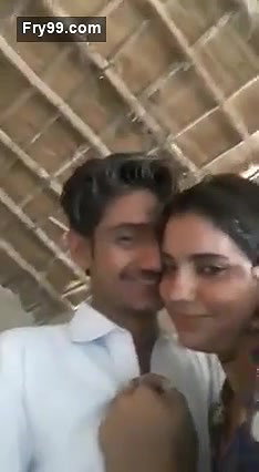 Pathani Couple Outdoor Kissing