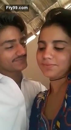 Pathani Couple Outdoor Kissing