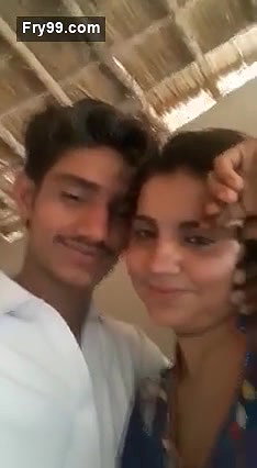 Pathani Couple Outdoor Kissing