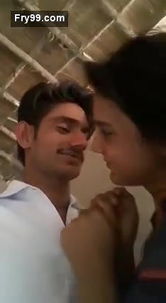 Pathani Couple Outdoor Kissing