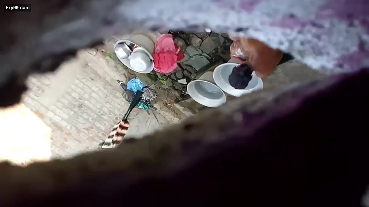 Next Door Aunty Taking Shower