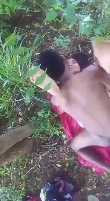 Sexy collage girl fucking in jungle
