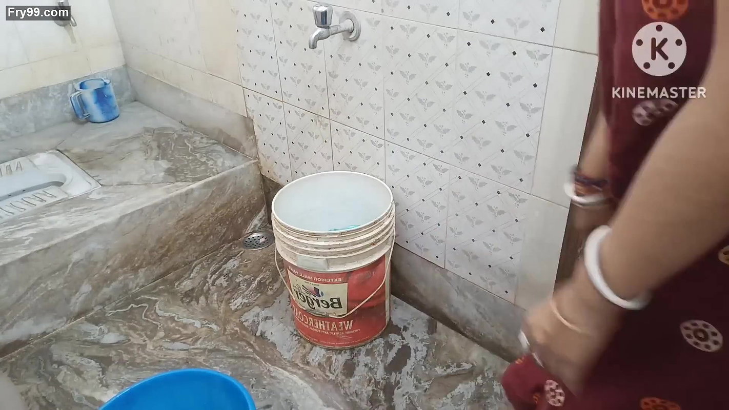 Hot aunty cloths washing vlog Bedsheet washing vlog
