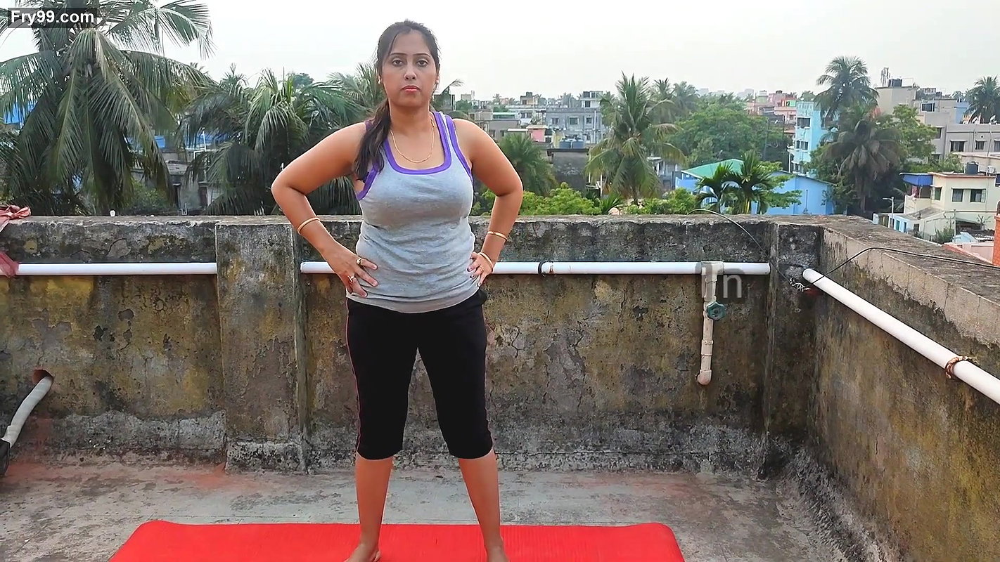 Rupa boob show 5 simple Exercises To Lose Weight At Home Ep- 2