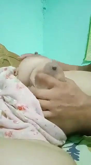 Cute gf big boobs Pressing by bf