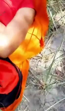 Sexy pussy girl in jungle