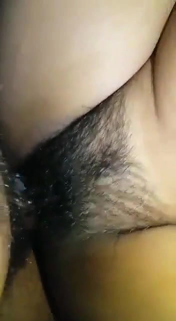 Dense hairy pussy fucked hard on cam
