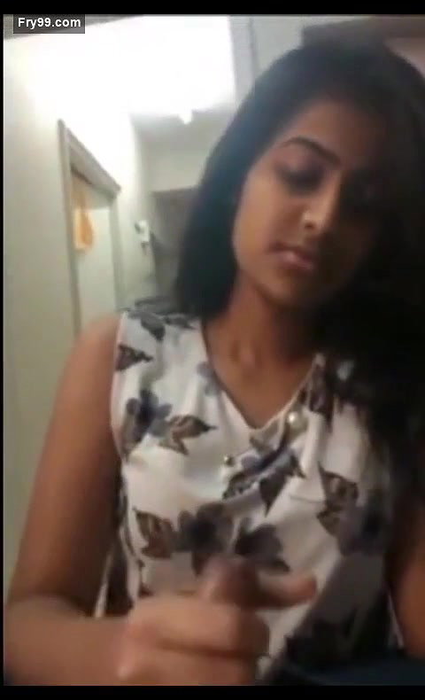 Hot desi Gf giving BJ to Lover