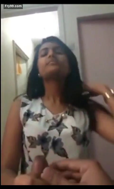 Hot desi Gf giving BJ to Lover