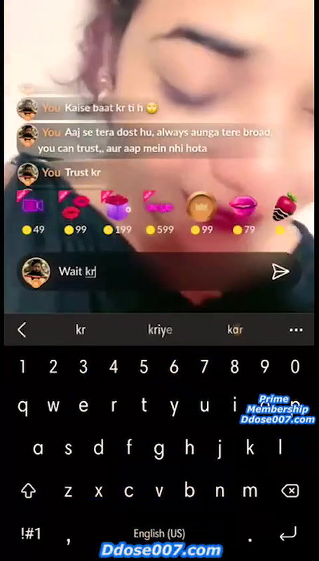 NIKKU aka Nikita, Popular Insta Model & YouTuber, Showing Boobs & Pussy on PREMIUM Tango Live ~ with FACE