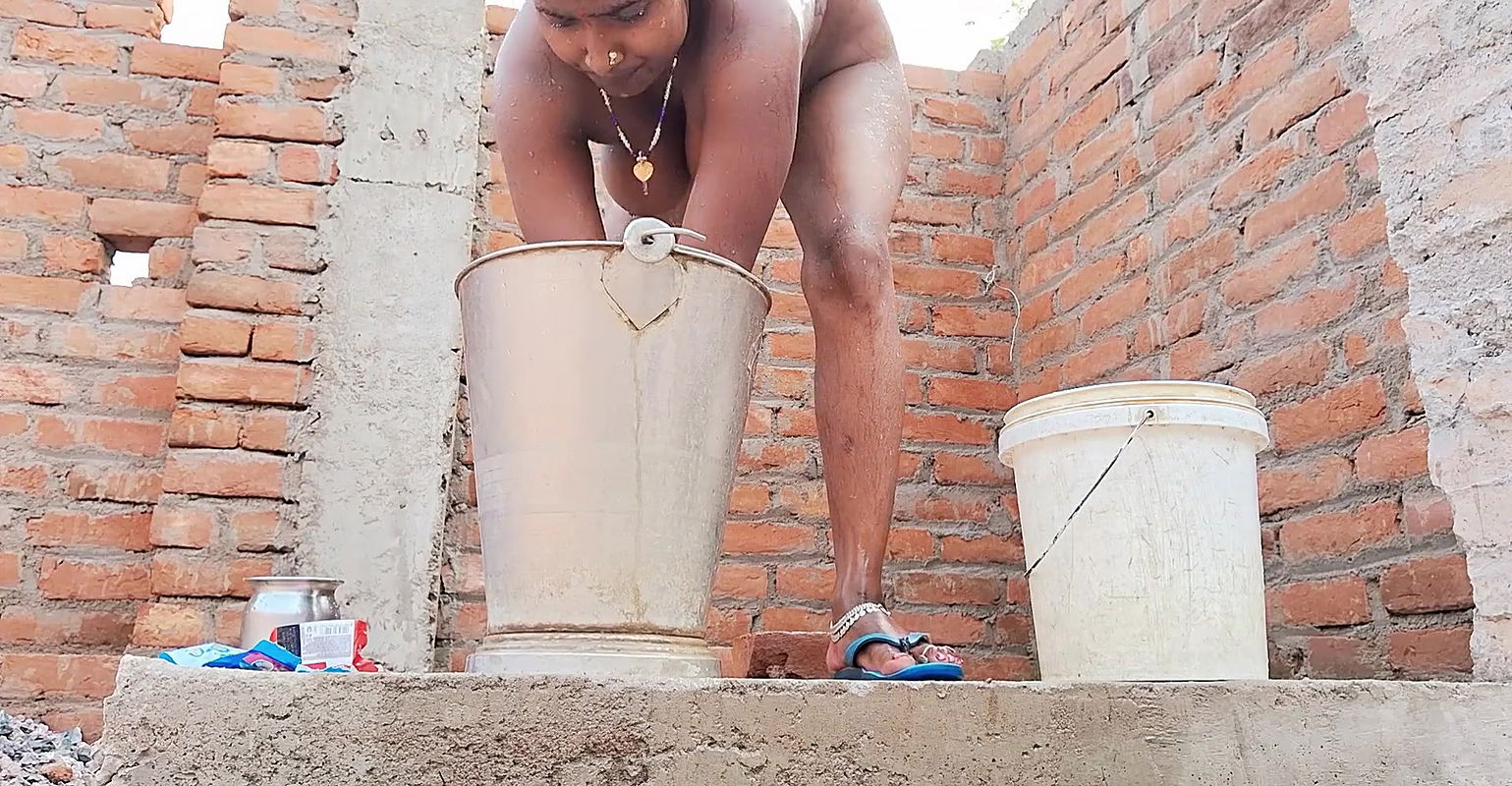 Indian Hot and Cut Girl Bathing Fingering Her Tight Pussy and Wearing Colths