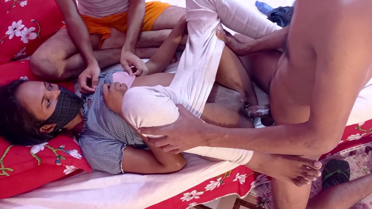 Hot Sexy Indian Local Girl Fucking with Two Man
