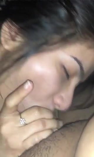 cute suck her bf dick
