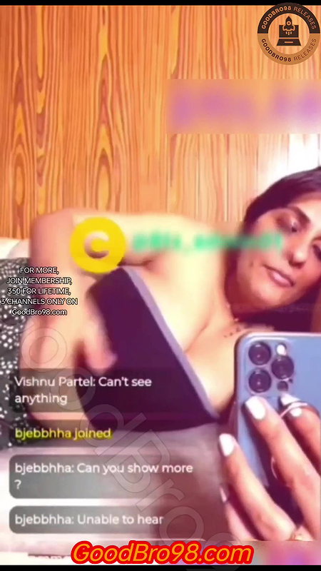 Latest Vansheen Verma Most Hyped Live, Areola Slip For The First Time