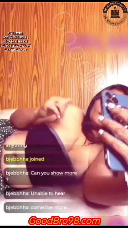 Latest Vansheen Verma Most Hyped Live, Areola Slip For The First Time