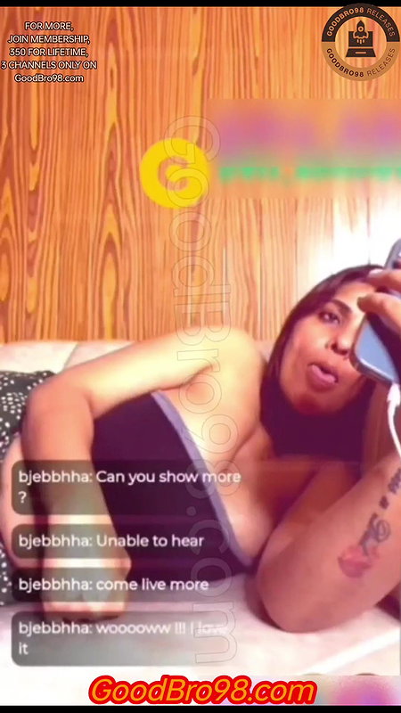 Latest Vansheen Verma Most Hyped Live, Areola Slip For The First Time
